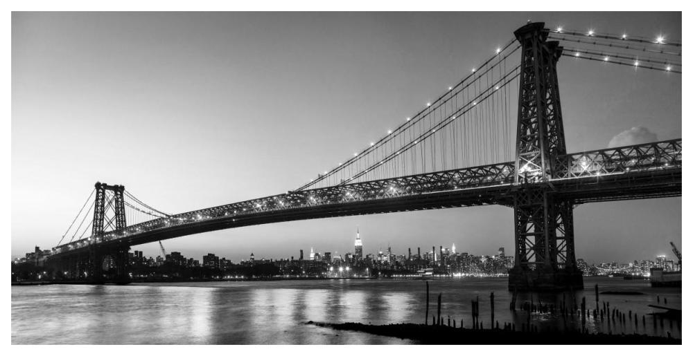 Queensboro Bridge And Manhattan From Brooklyn, Nyc-Paper Art-62X32