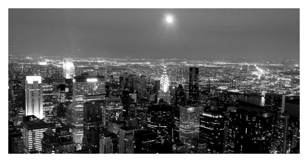 Aerial View Of Manhattan, Nyc-Paper Art-38X20