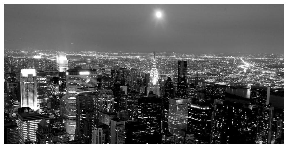 Aerial View Of Manhattan, Nyc-Paper Art-74X38
