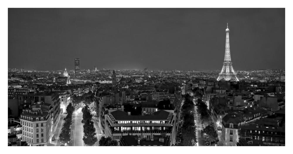 Paris At Night-Paper Art-38X20