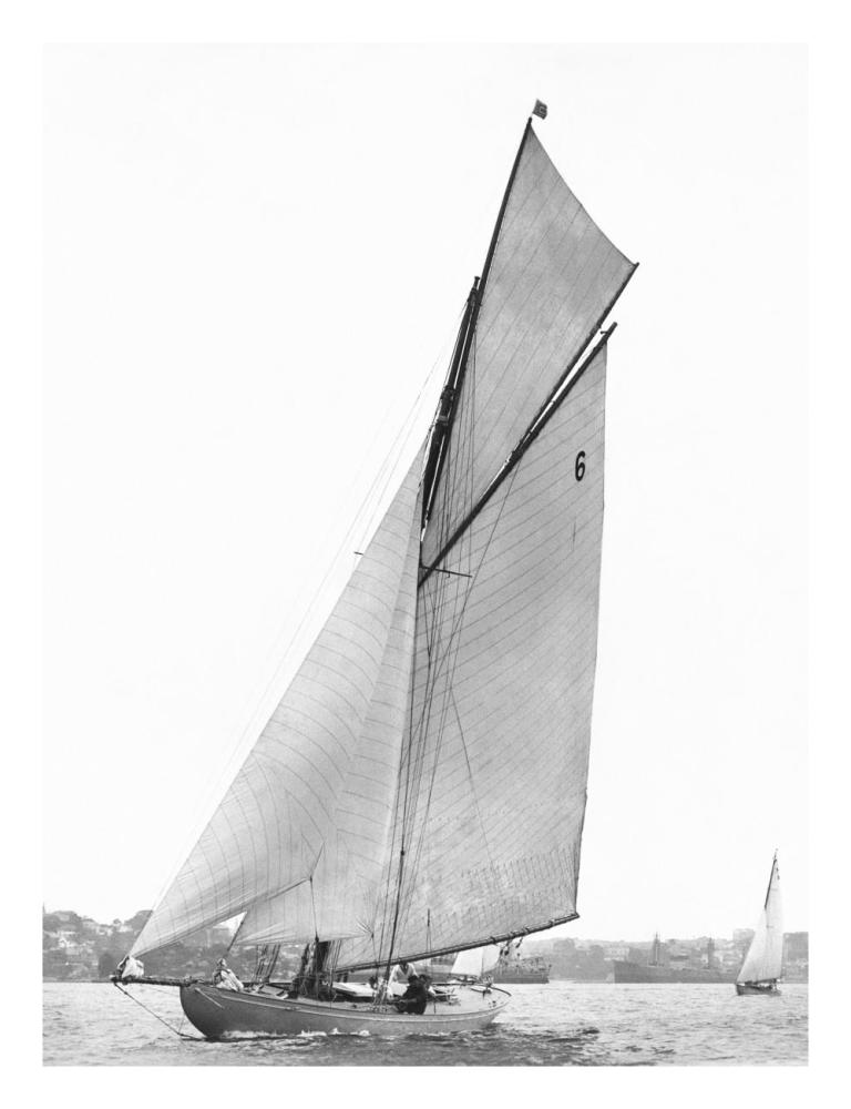 Sailing In Sydney Harbour-Paper Art-20X26
