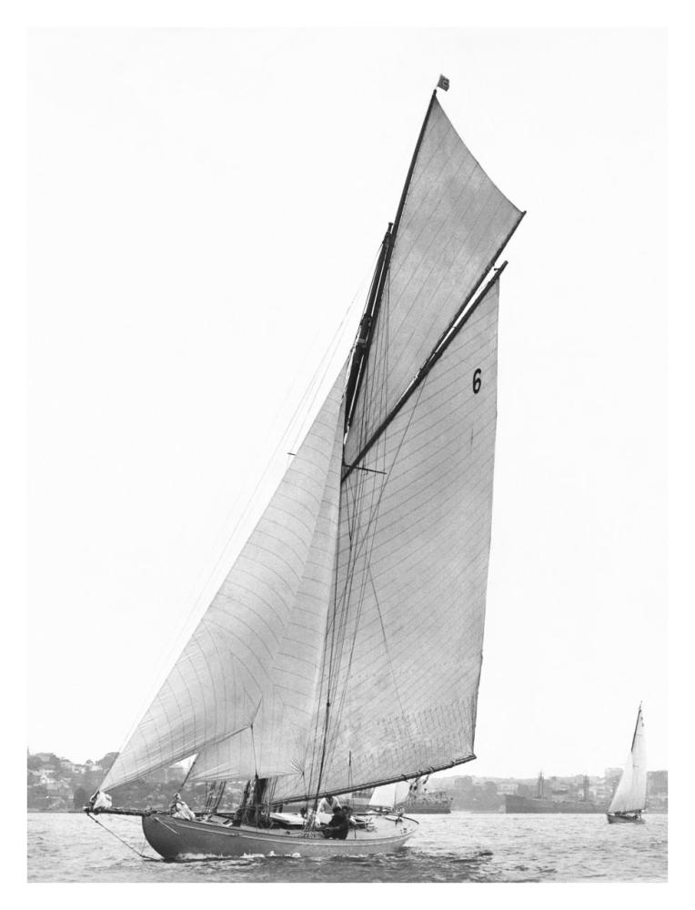 Sailing In Sydney Harbour-Paper Art-26X34
