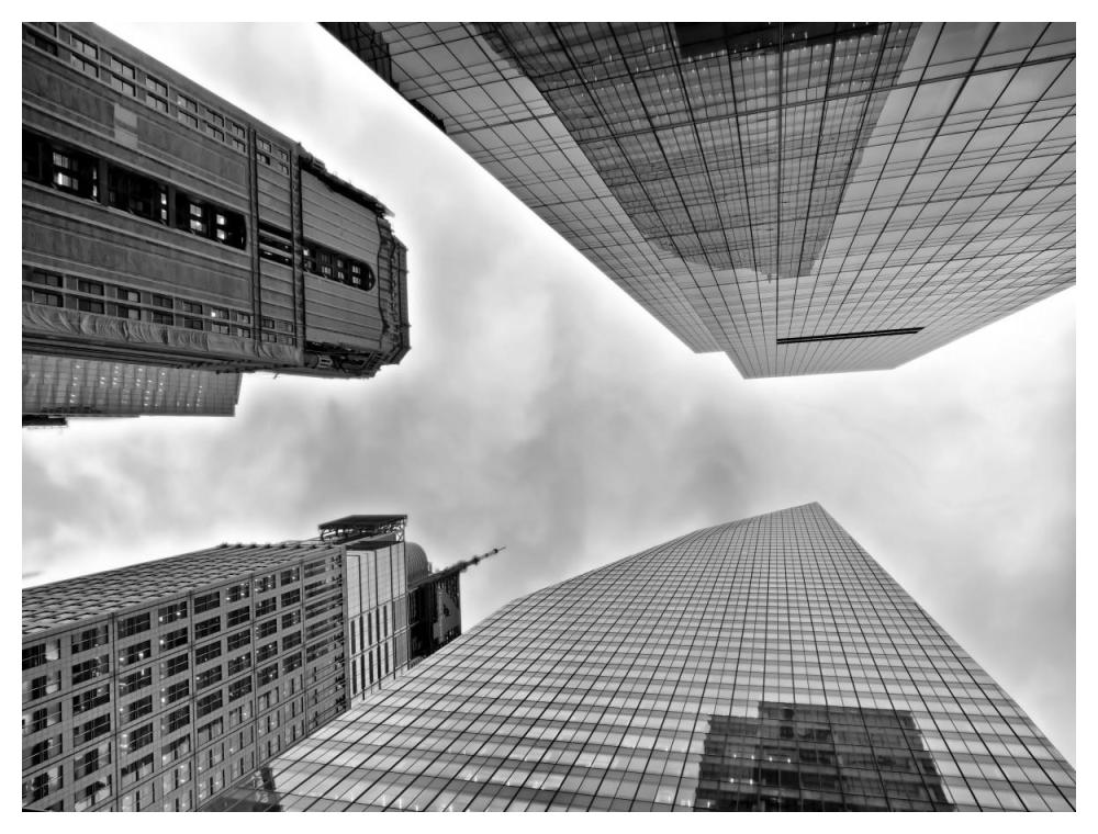 Urban View, Nyc-Paper Art-50X38