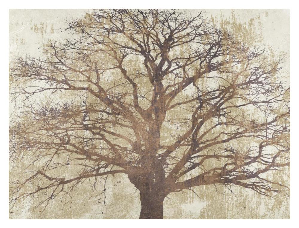 Sacred Oak-Paper Art-18X14