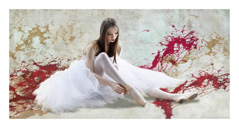 Ballet Dancer-Paper Art-26X14