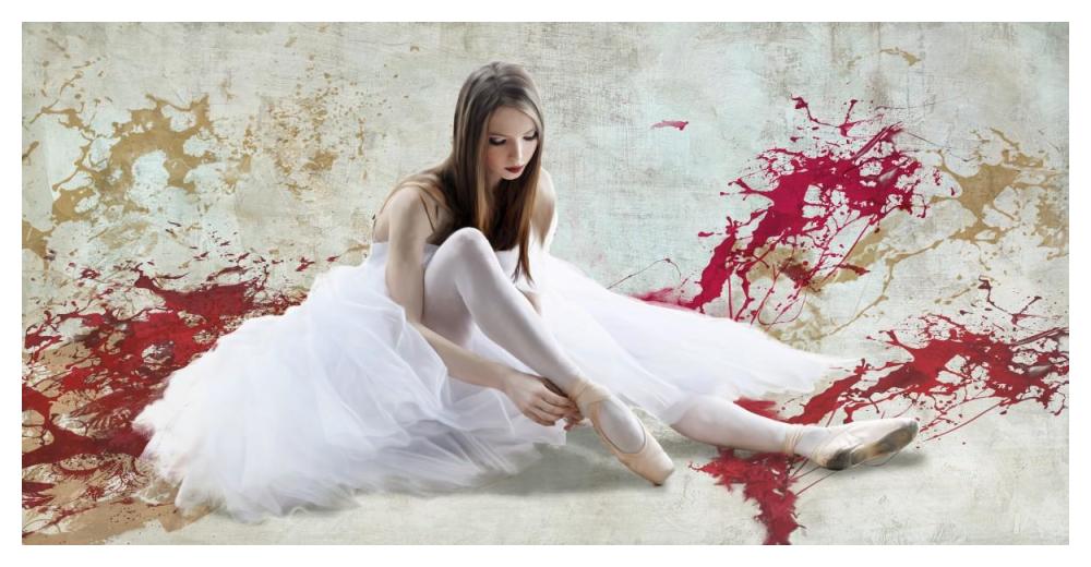 Ballet Dancer-Paper Art-50X26