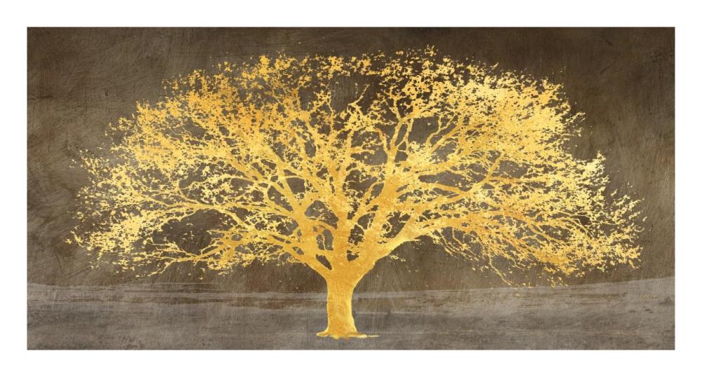 Shimmering Tree Ash-Paper Art-26X14