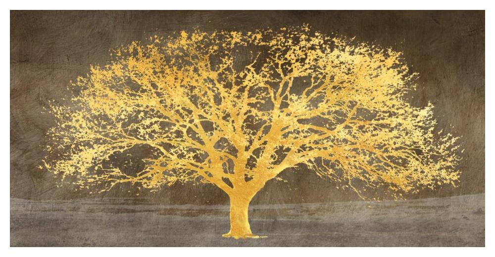 Shimmering Tree Ash-Paper Art-50X26