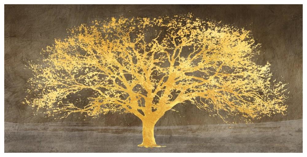 Shimmering Tree Ash-Paper Art-74X38