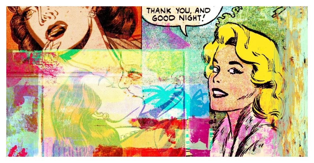 Thank You And Good Night-Paper Art-50X26