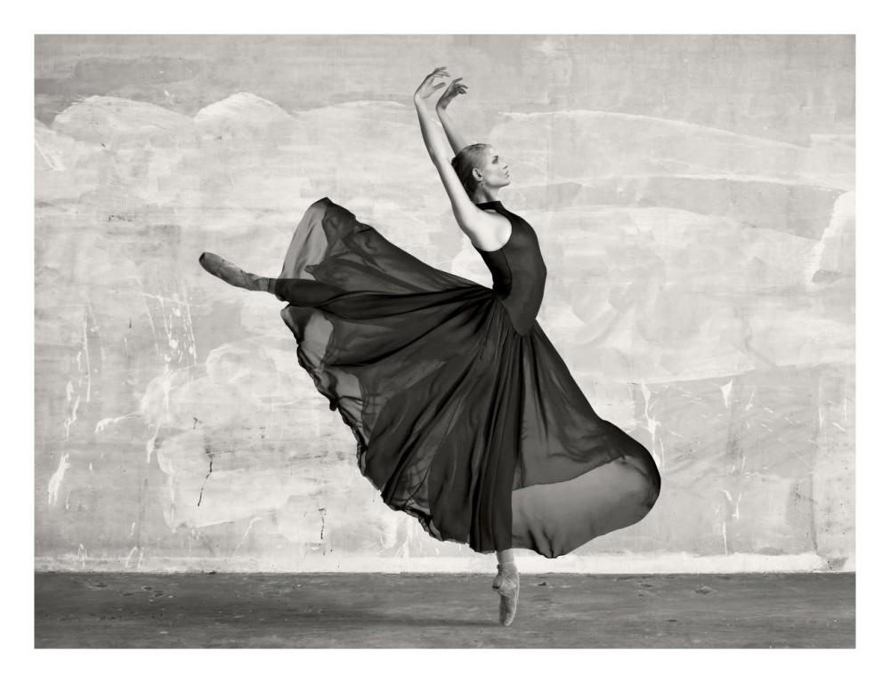 Ballerina Dancing-Paper Art-26X20