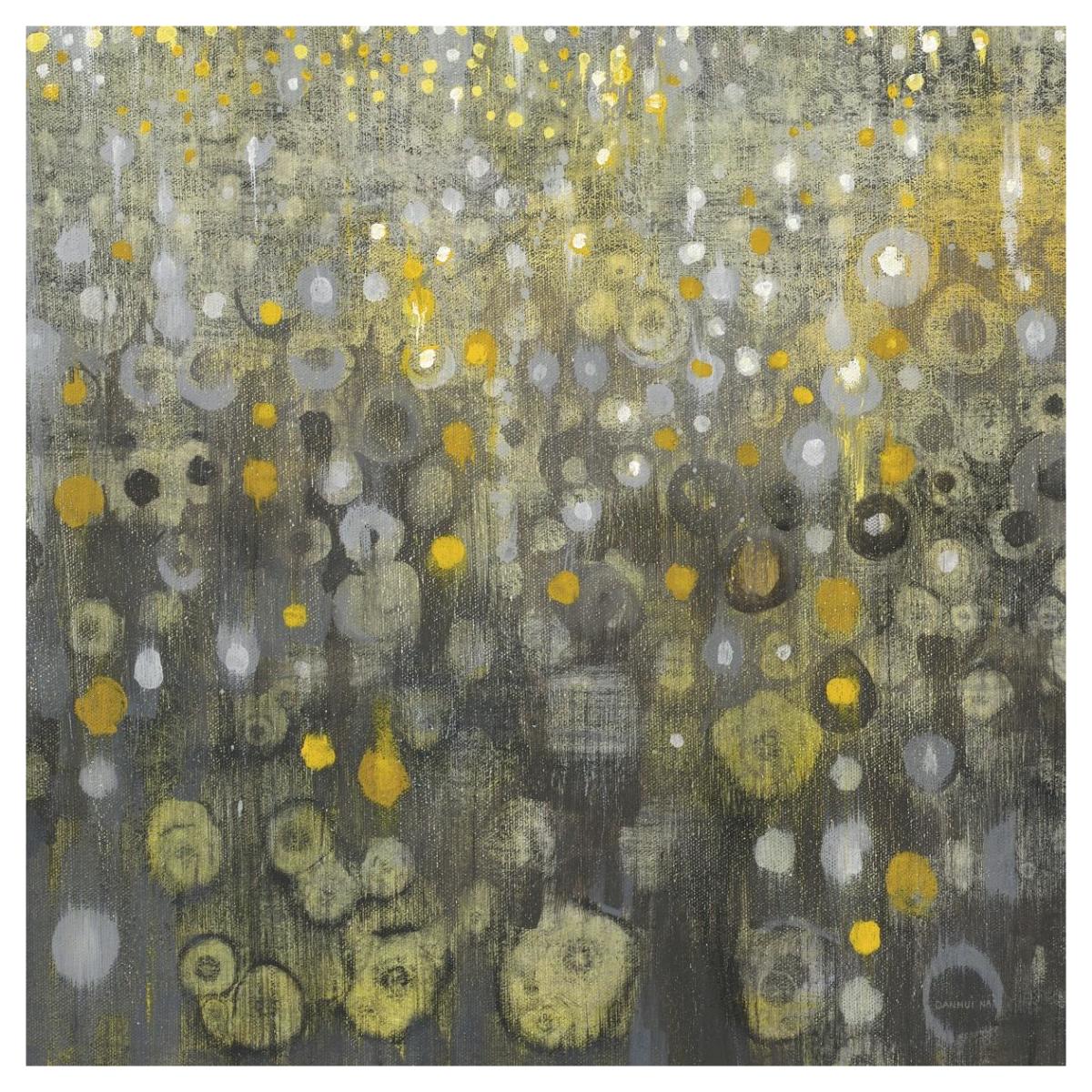 Rain Abstract V -Paper Art-42″x42″