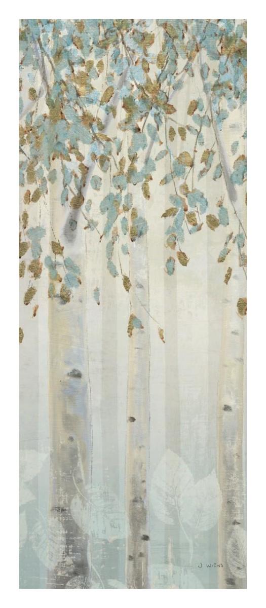 Dream Forest Panel Ii -Paper Art-14X32