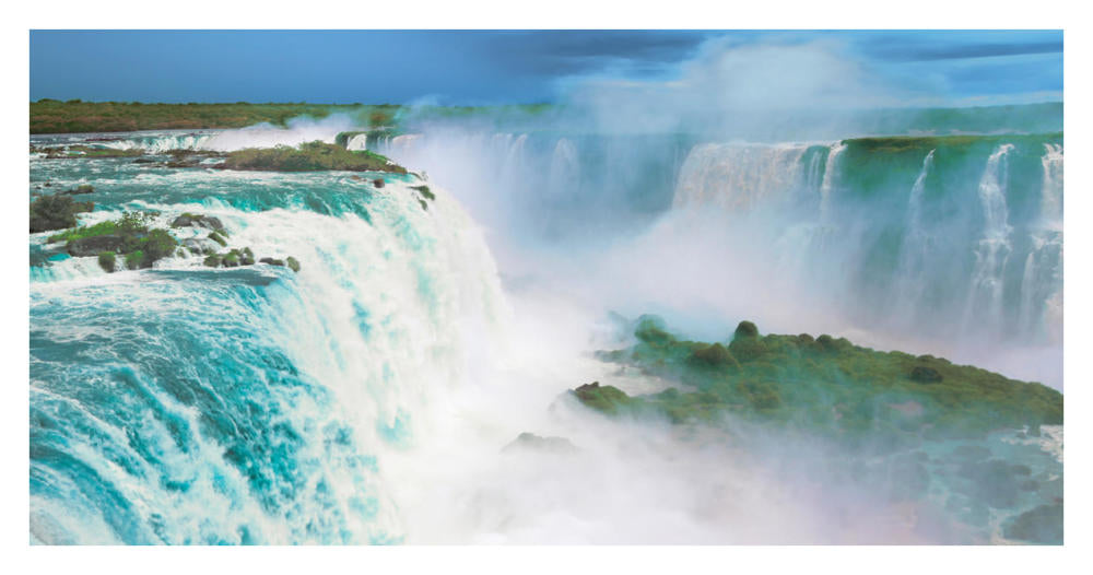 Iguazu Falls, Brazil-Paper Art-38X20