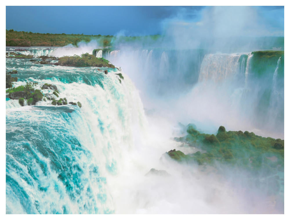 Iguazu Falls, Brazil-Paper Art-50X38