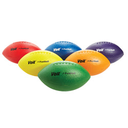 Coated Foam 9 3/4 Football Set Of 6
